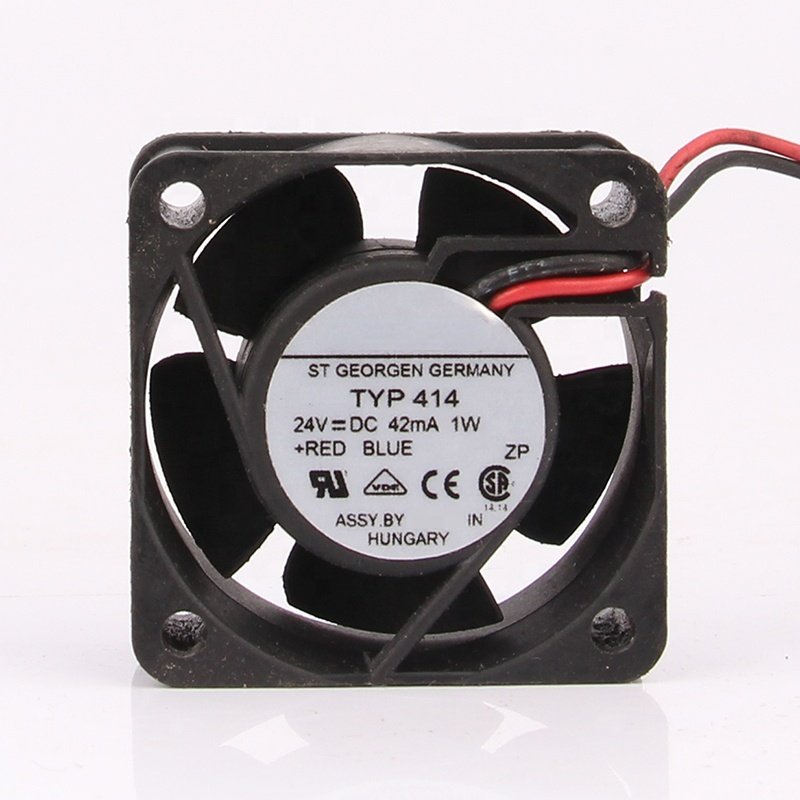 New German 12V 48V DC24V 1W 40x40x20MM 4CM 4020 2-wire Inverter Centrifugal Exhaust Industrial Ventilation414 TYP414 Cooling Fan